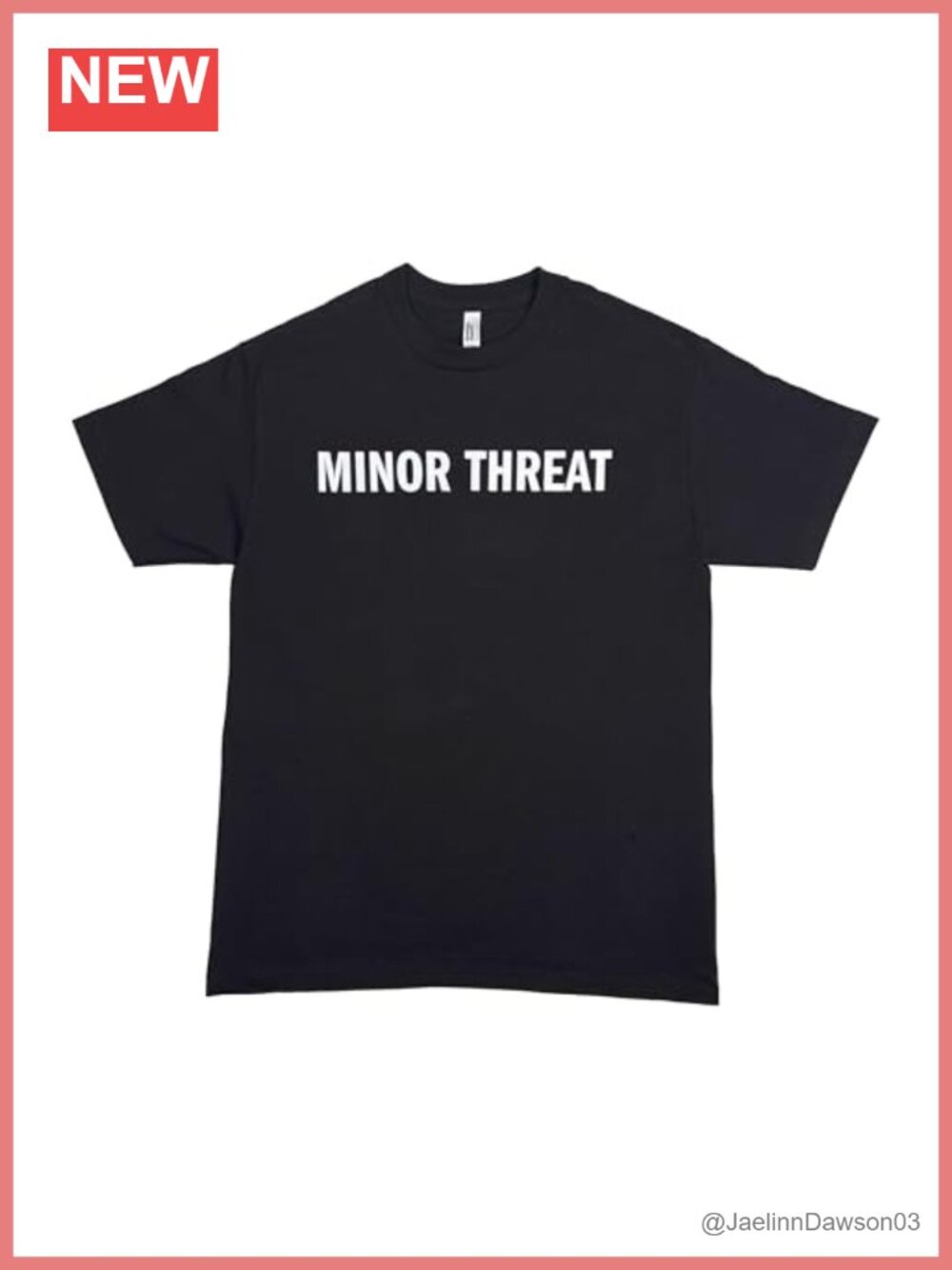Minor Threat Just A Graphic Tee Heavy Cotton Punk Band T-Shirt